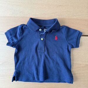 Ralph Lauren Baby Polo in Navy with Red Pony Logo